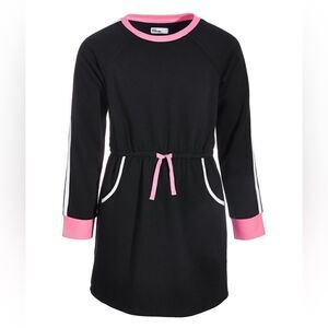 Big Girls Color-Trim Sweatshirt Dress,